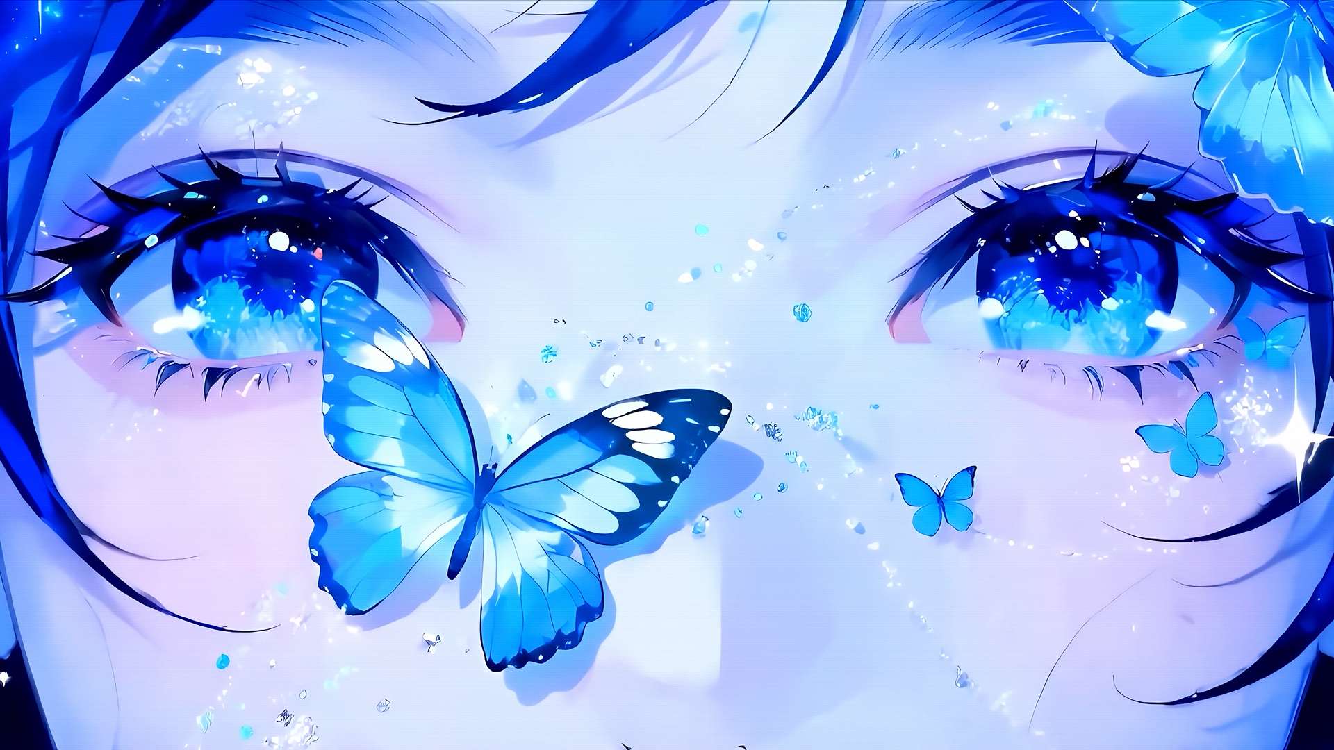 Butterfly Gaze – Ethereal Eyes Live Wallpaper