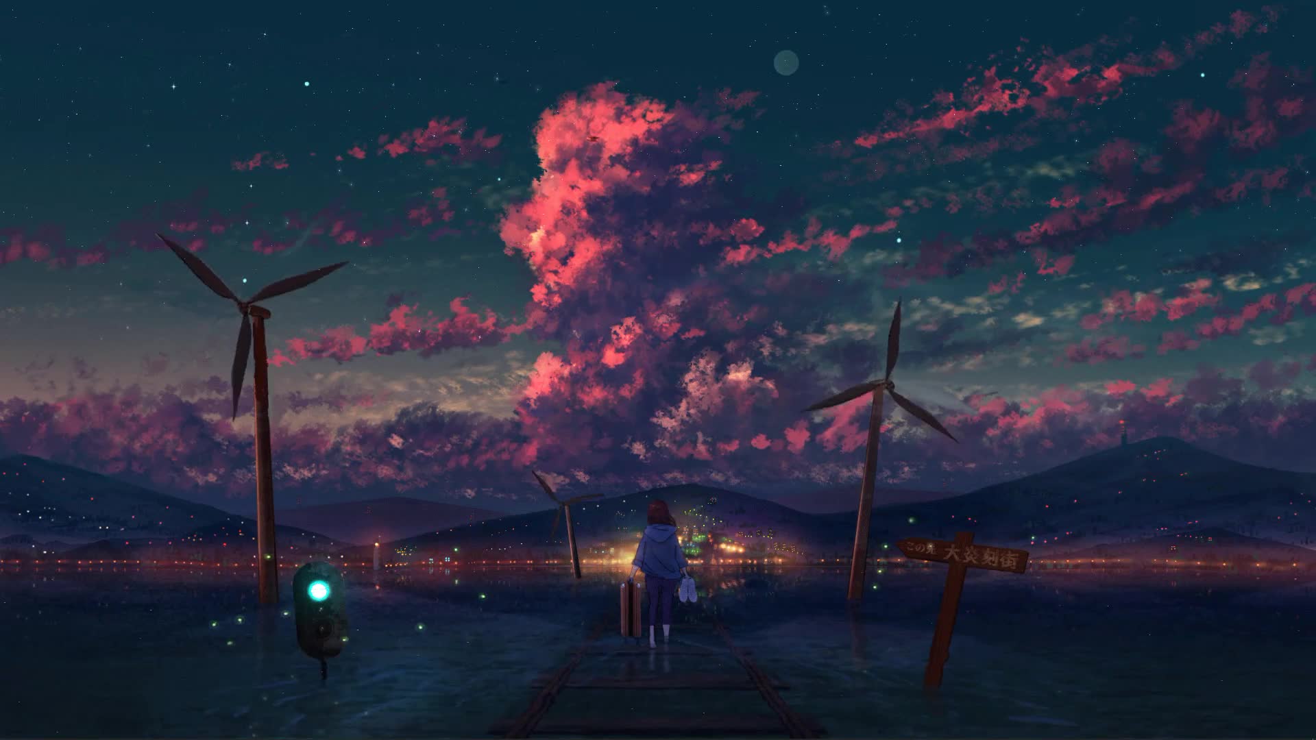 Last Summer Night Anime Live Wallpaper