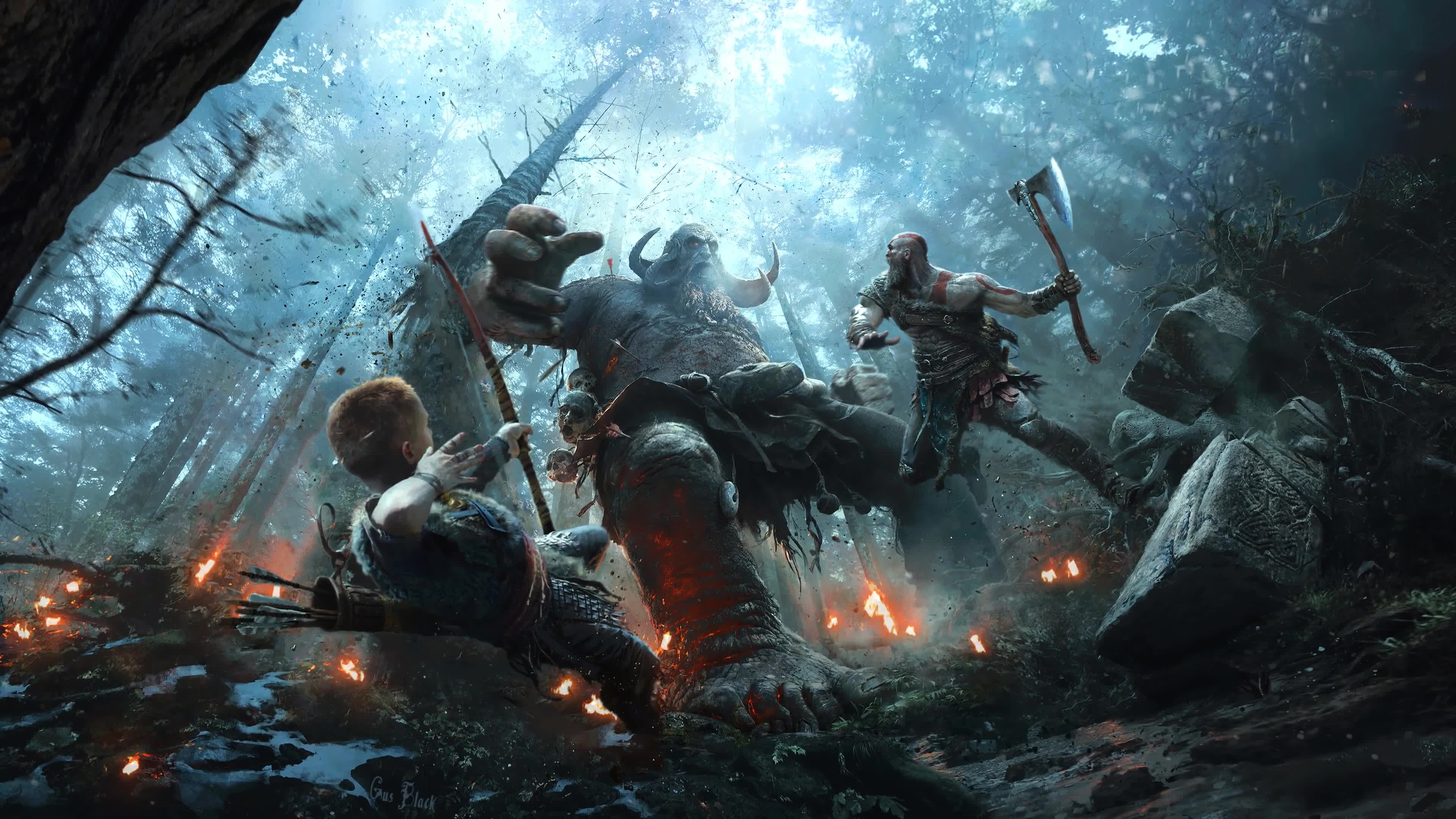God of War 4K Live Wallpaper