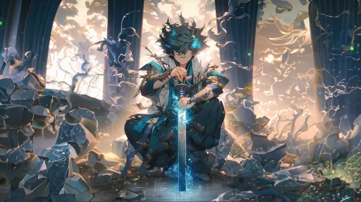 Izuku Midoriya - Demon Slayer Live Wallpaper