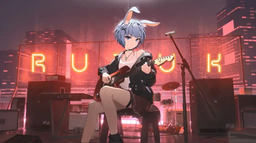 Playing Electric Guitar Live Wallpaper