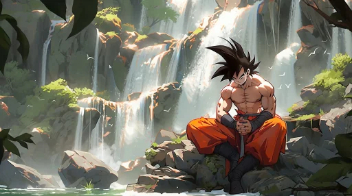 Goku Meditating 4K Live Wallpaper