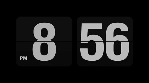 Retro Clock Screensaver