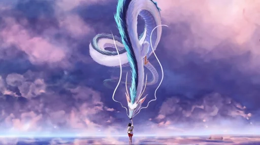 Girl With Dragon Live Wallpaper