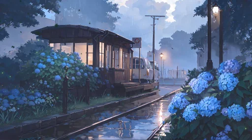 Blue Scenery Live Wallpaper