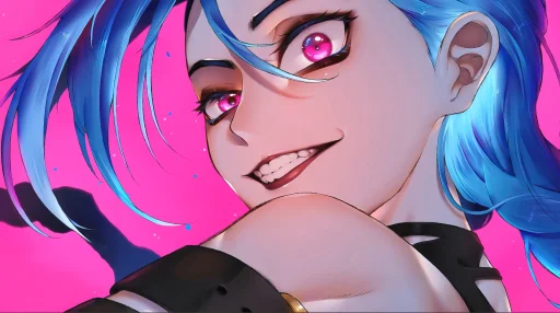 HD League of Legends Jinx Animated Wallpaper