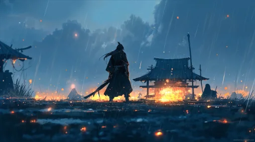 Samurai Returns 4K Live Wallpaper