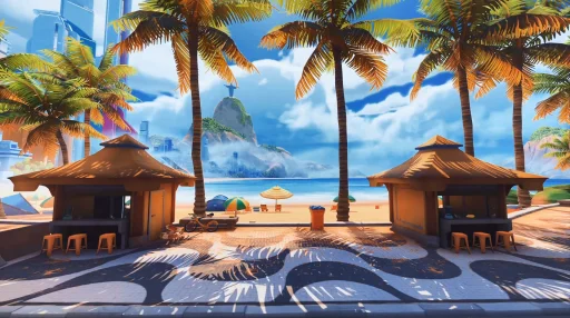 Overwatch 2 Beach Live Wallpaper