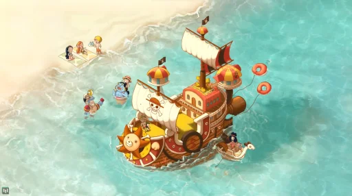 One Piece Beach Party Live Wallpaper