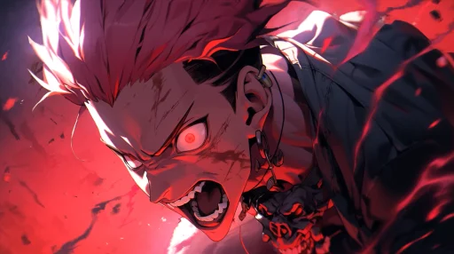 Sukuna Rage Jujutsu Kaisen 4K Live Wallpaper