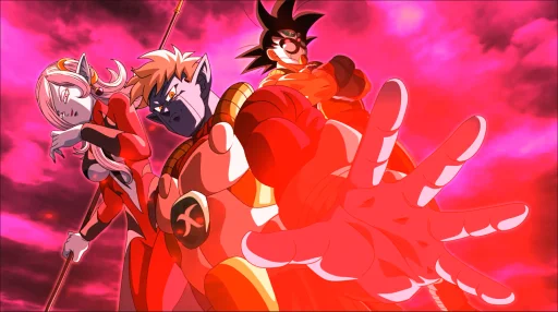 Dbxv2 Artwork Mira Towa And Xeno Bardock Anime Live Wallpaper