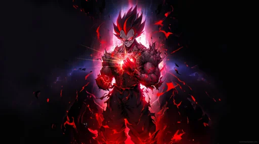 Vegeta Rage 4K Live Wallpaper