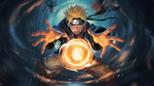 Naruto - Ball of Fire 4K Live Wallpaper