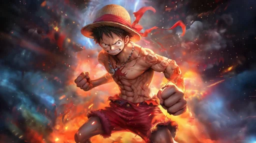 Luffy Angry 4K Live Wallpaper