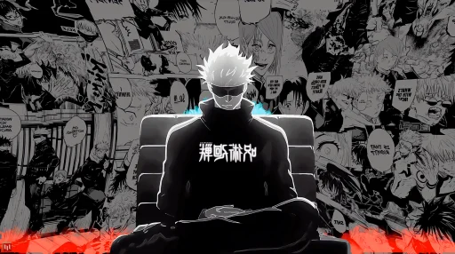 Dark Gojo Satoru - Jujutsu Kaisen 4K Live Wallpaper