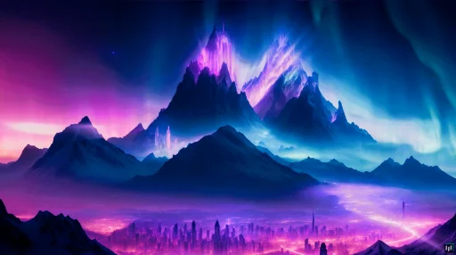 Mountain City Remastered 4K Live Wallpaper