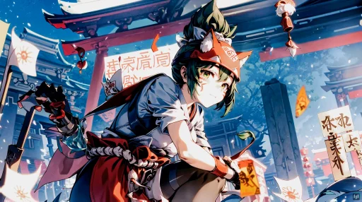 Overwatch Kiriko Remastered 4K Live Wallpaper