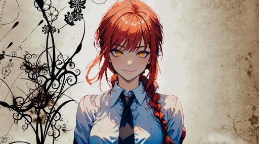 Makima from Chainsaw Man Live Wallpaper