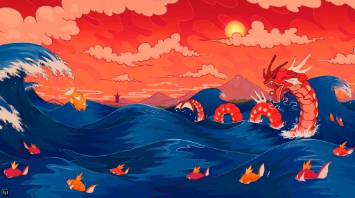 Pokemon Lake of Rage Live Wallpaper