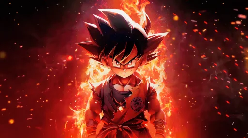 Kid Goku Energy Burst Live Wallpaper by Blooderscrew