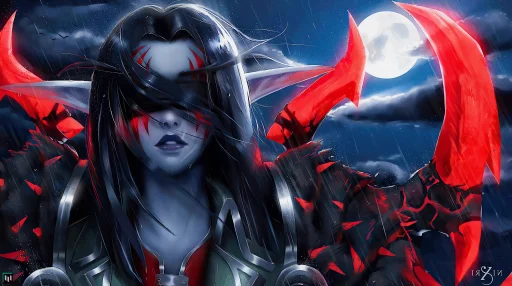 Blind Night Elf Live Wallpaper