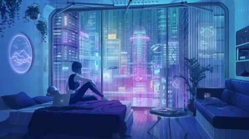 Cyberpunk Ambience Live Wallpaper
