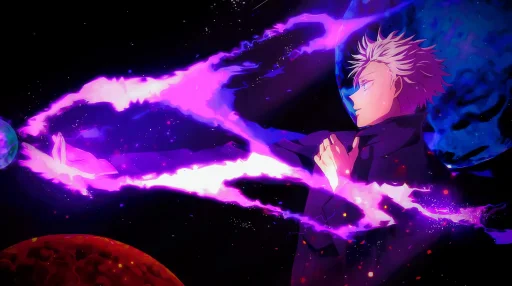 Hollow Technique: Purple Live Wallpaper