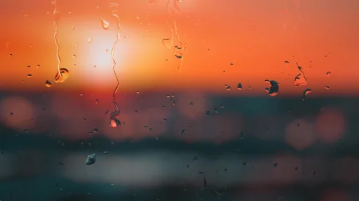 Rain on Window Live Wallpaper