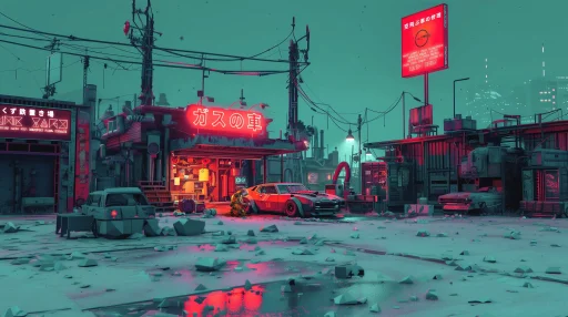 Apocalyptic Cyberpunk Live Wallpaper