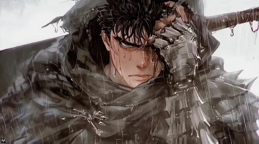 Berserk: Guts in Rain - Live Wallpaper