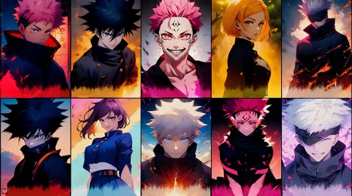 Jujutsu Kaisen Mashup Live Wallpaper