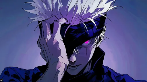 Unleashed Fury: Satoru Gojo Live Wallpaper