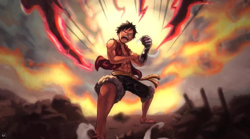 Straw Hat Luffy The Black Fist Live Wallpaper