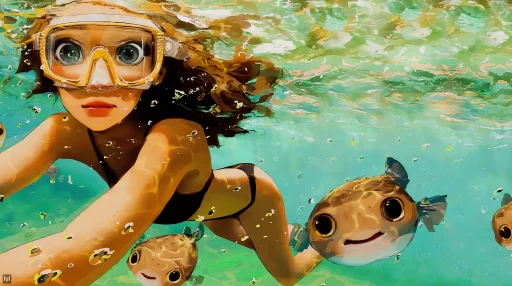 Ocean Girl Live Wallpaper