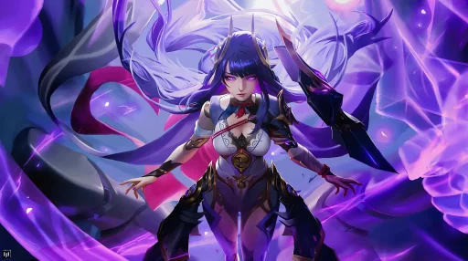 Raiden Shogun Puppet Live Wallpaper