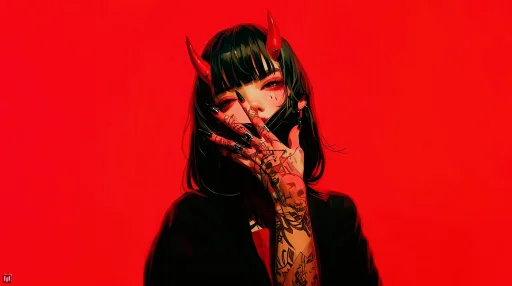 Demon with Horns Live Wallpaper