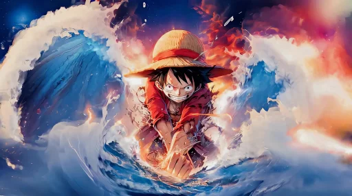 Monkey D. Luffy - Ocean Live Wallpaper