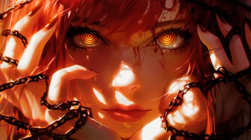 Chainsaw Man - Chained Makima Live Wallpaper