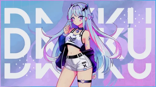 Cyber Anime Girl Live Wallpaper