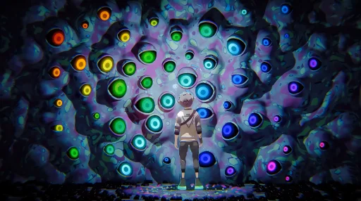 Hypnotic Eye Wall - RGB Live Wallpaper