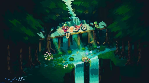 Pixel Forest Live Wallpaper