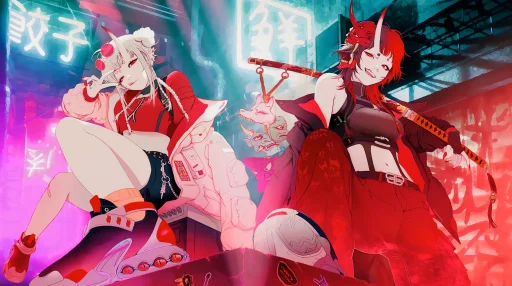 Akagimi Girls Live Wallpaper