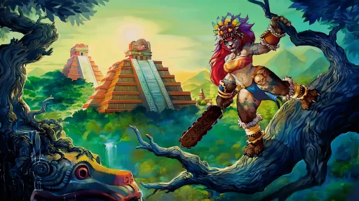 Furry Aztec Queen Live Wallpaper