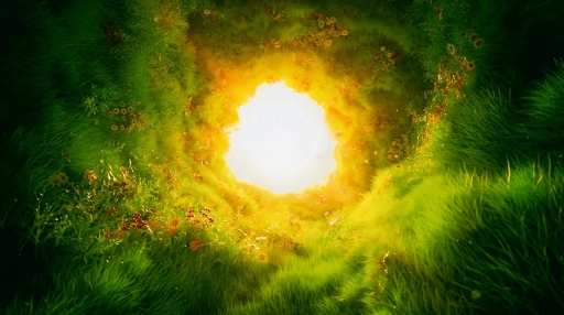 Fluffy Grass Portal Live Wallpaper
