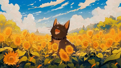 Cute Cat Lofi Live Wallpaper