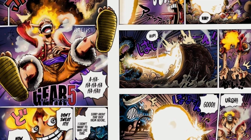 Gear 5 Luffy Comics Live Wallpaper