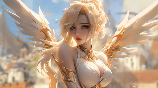 Mercy - Overwatch Live Wallpaper