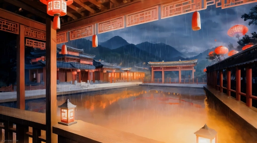 Rain in Japan - Dreamscape Live Wallpaper