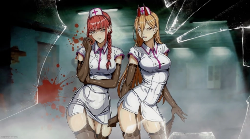 Makima & Power - Chainsaw Man Live Wallpaper