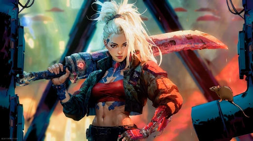 Cyber Blade Live Wallpaper